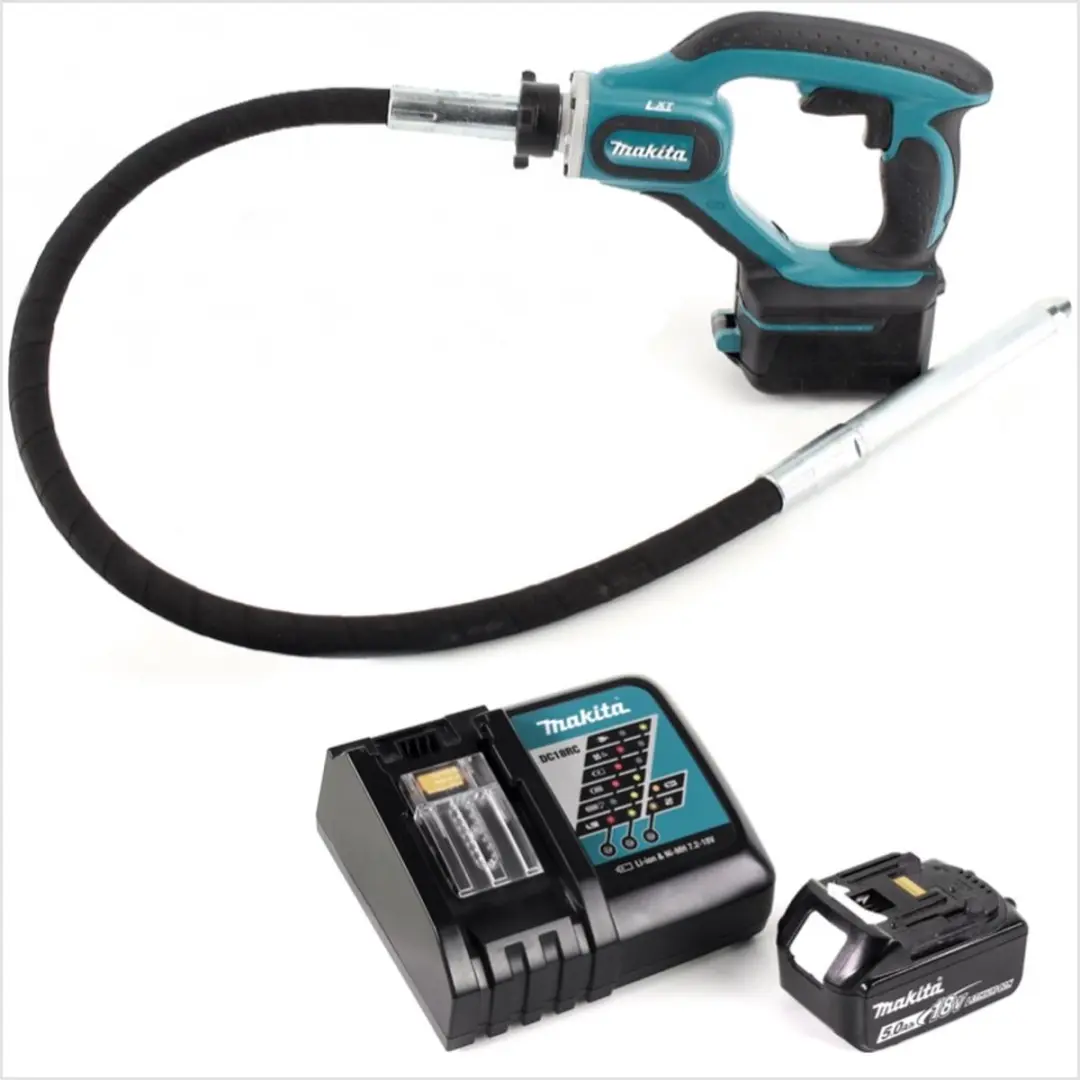 Makita DVR450 RT1 Betonverdichter 18V - 1200mm - 5.0Ah