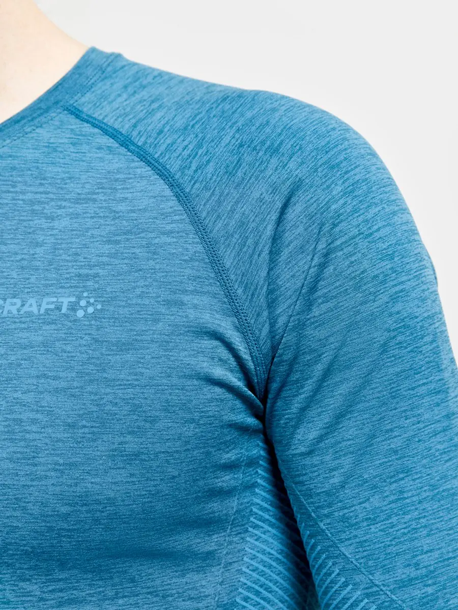 Craft Core Dry Active Comfort LS Heren Sporttrui - S - Donkerblauw