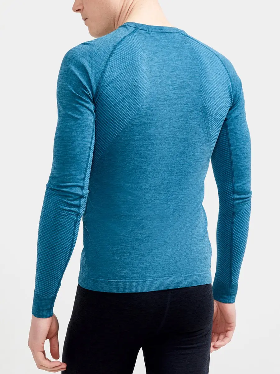 Craft Core Dry Active Comfort LS Heren Sporttrui - S - Donkerblauw
