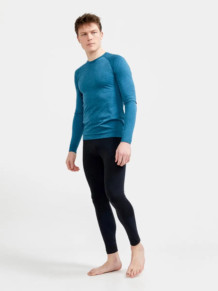 Craft Core Dry Active Comfort LS Heren Sporttrui - S - Donkerblauw
