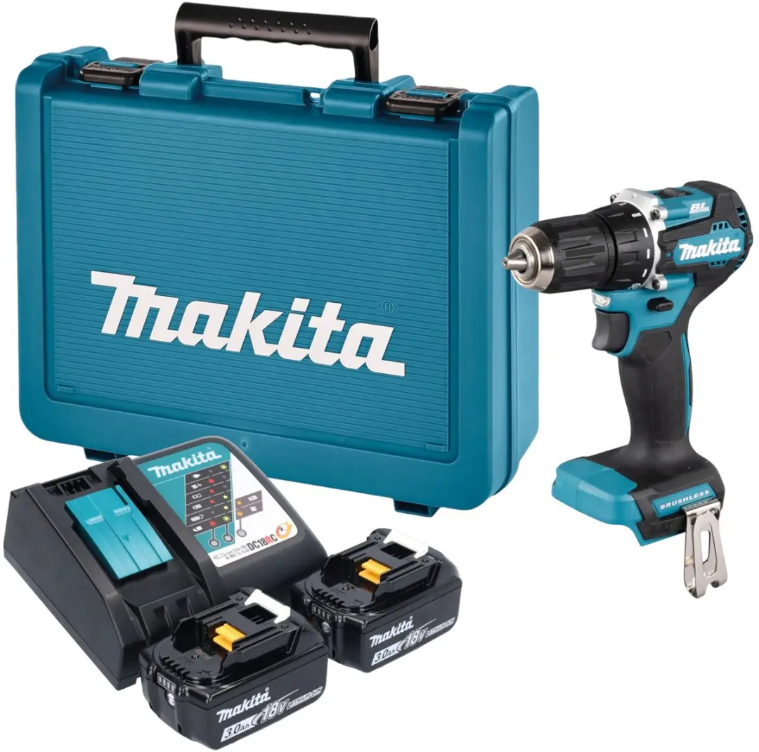 Makita DDF487RFE Accuboormachine 18V 40Nm Borstelloos