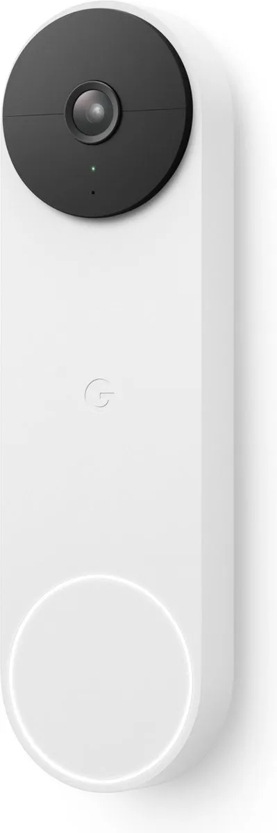 Google Nest Videodeurbel - Deurbeldrukker - Batterij - Wit