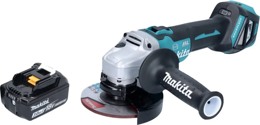 Makita DGA 513 F1 Haakse Slijper 18V 125mm - 3.0Ah Accu