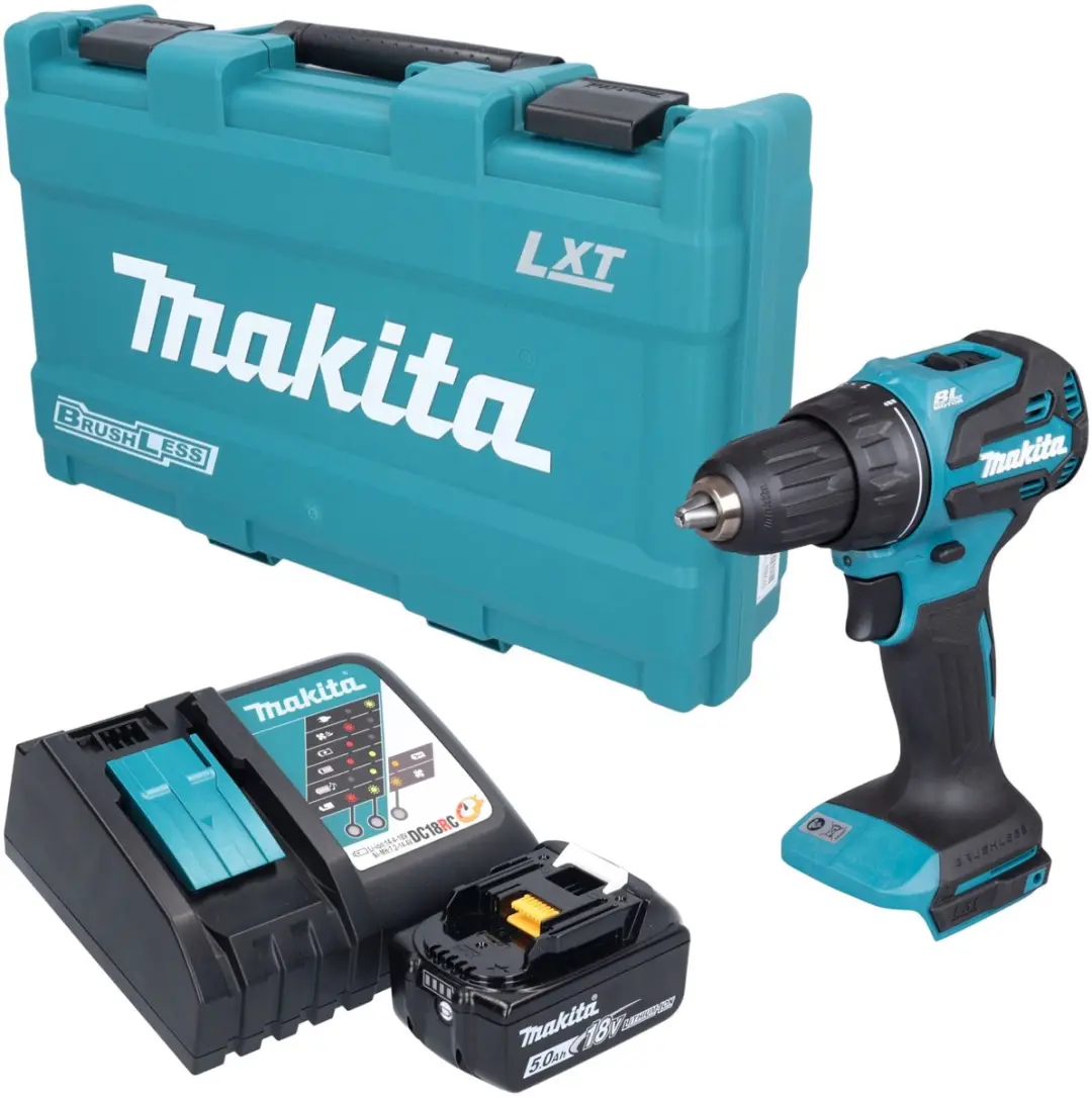 Makita DDF490RT1K Accuboormachine 18V 65Nm Borstelloos