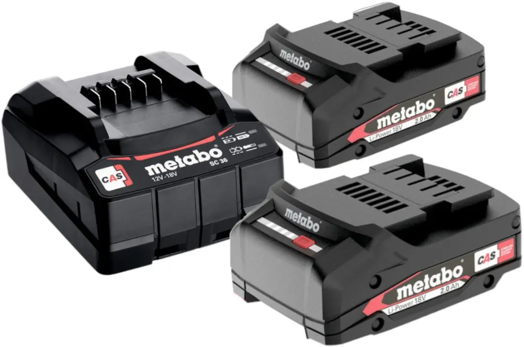 Metabo STB 18 L 90 Accu-decoupeerzaag 90mm - 2x Accu 2,0Ah + Oplader