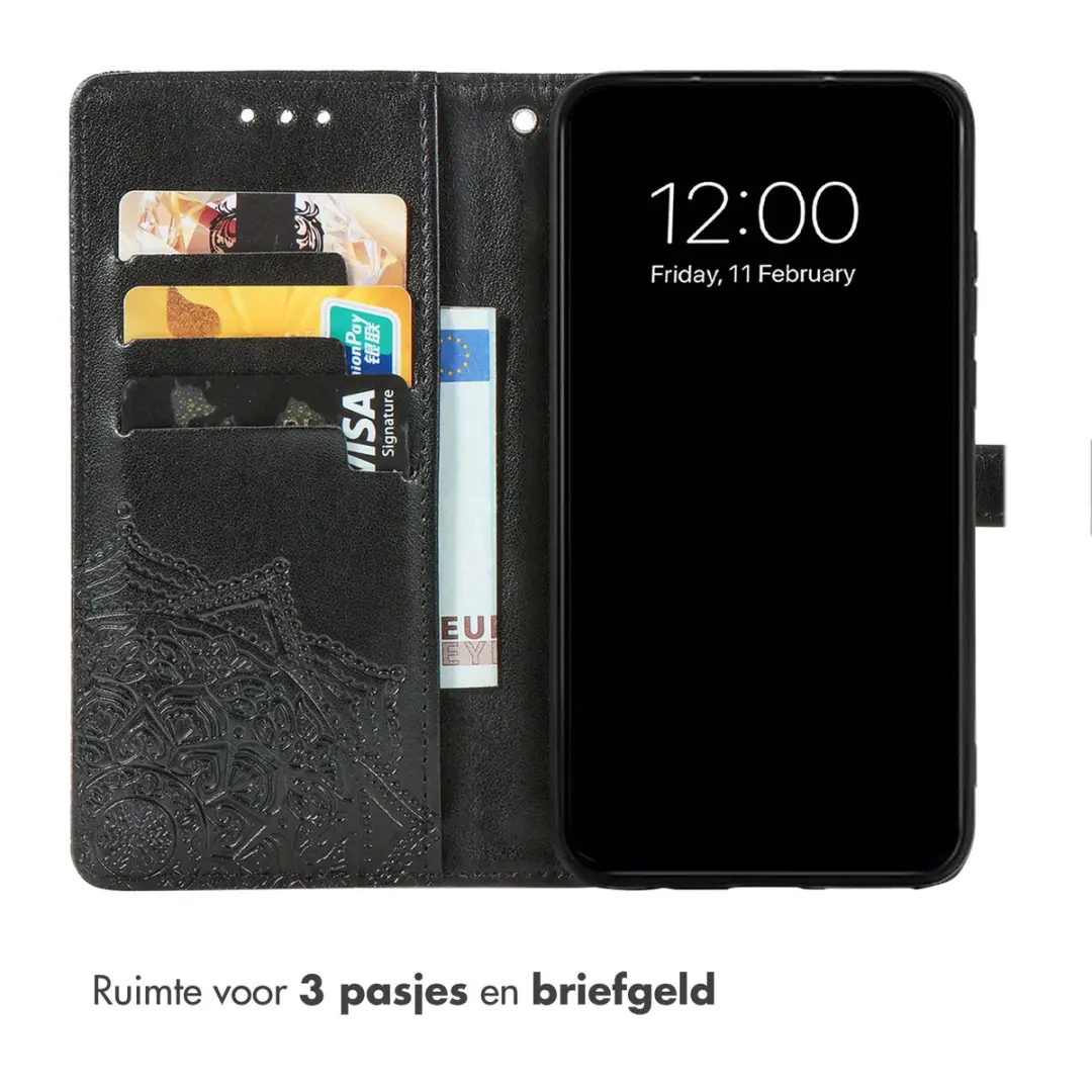 imoshion Hoesje Samsung Galaxy S26 FE - 3 Pasjes - Zwart