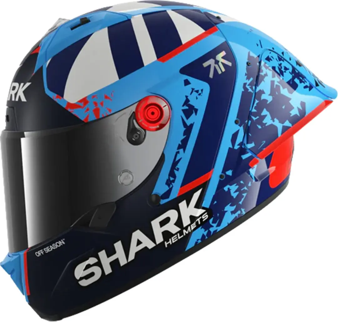 Shark Aeron-GP FIM Racing #1 Helm - L - Blauw/Wit