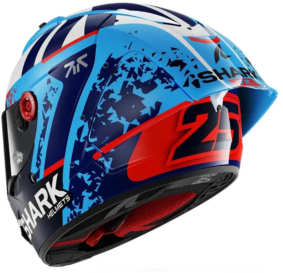 Shark Aeron-GP FIM Racing #1 Helm - L - Blauw/Wit