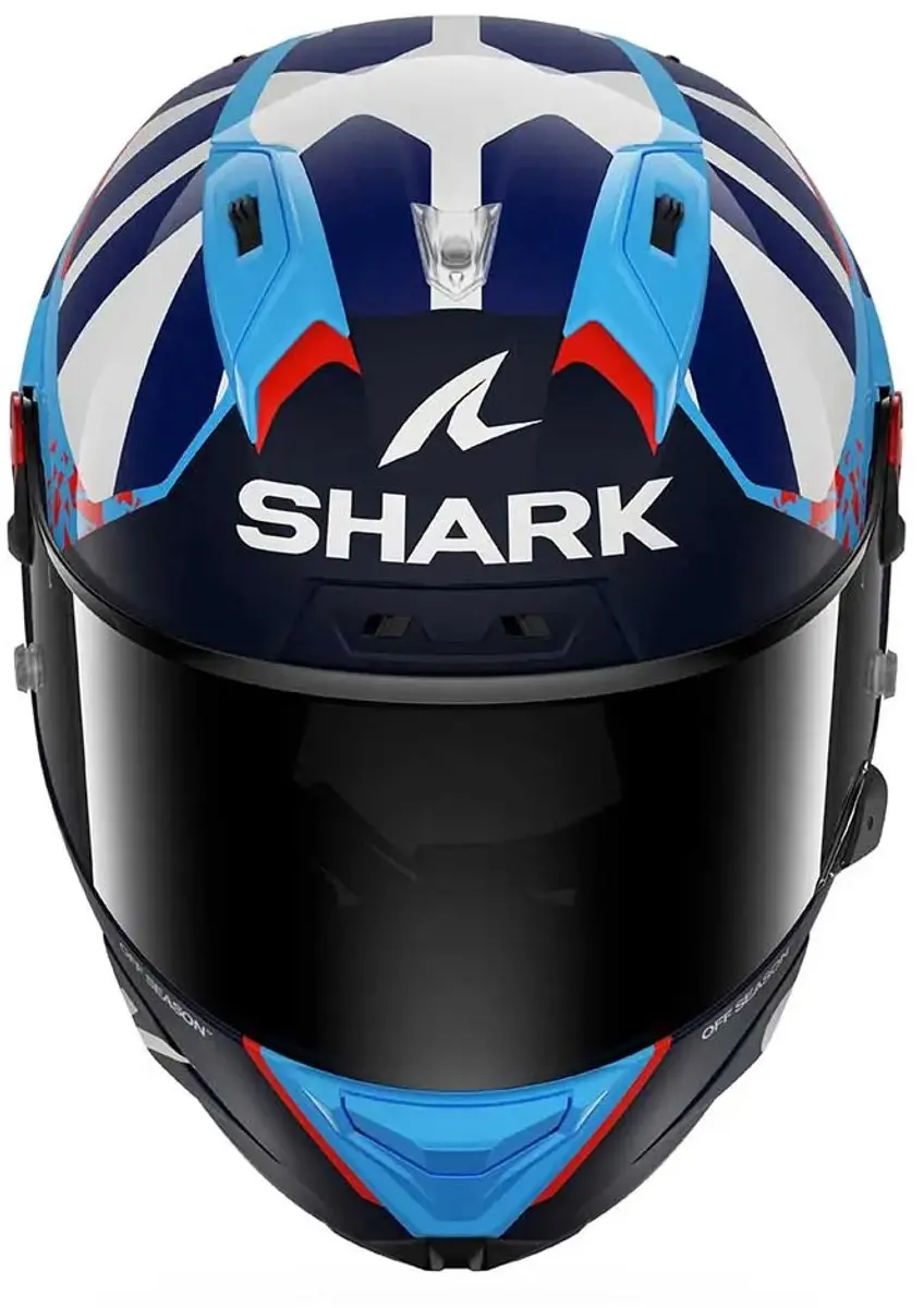 Shark Aeron-GP FIM Racing #1 Helm - L - Blauw/Wit