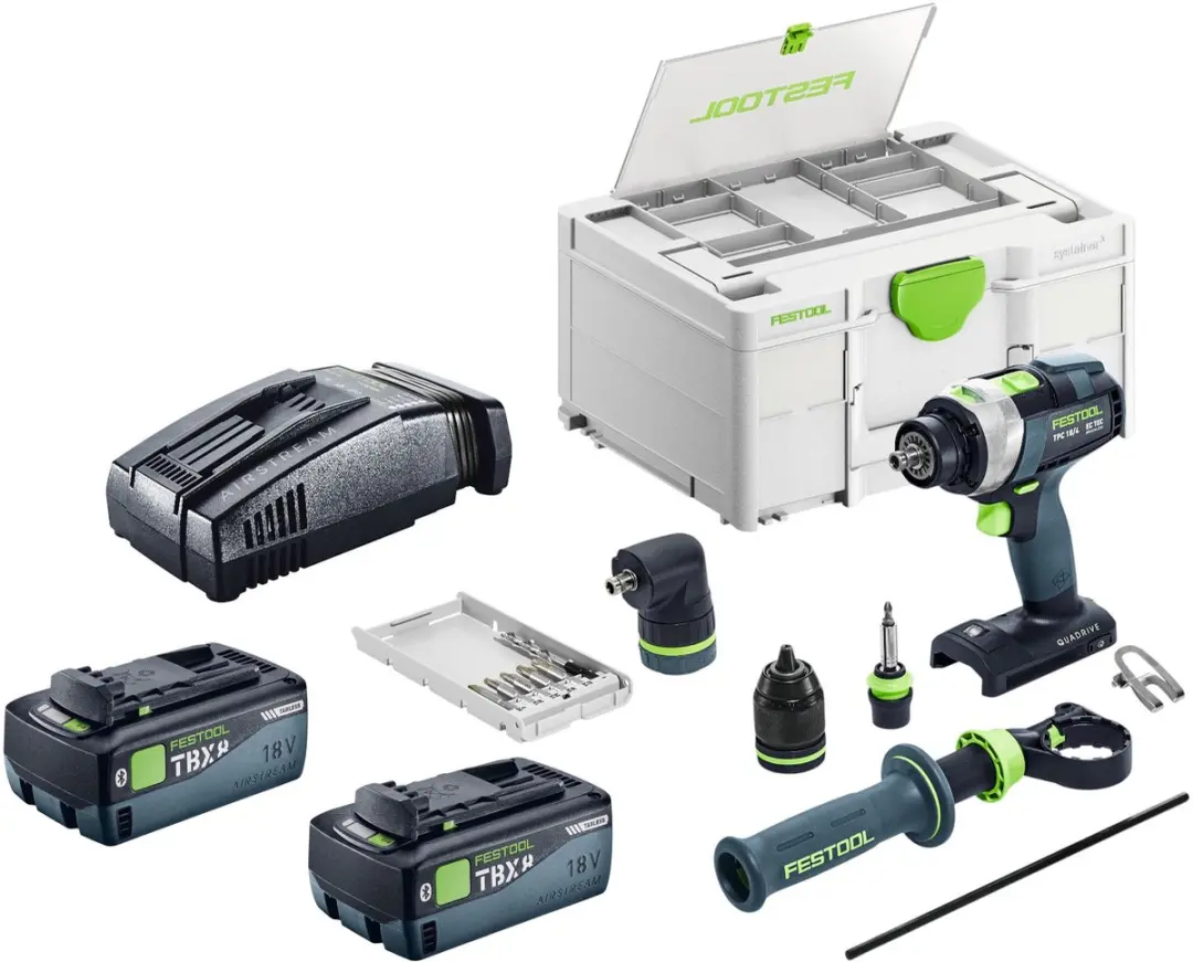 Festool TPC 18/4-Basic-Set Accu-Slagboormachine 75Nm