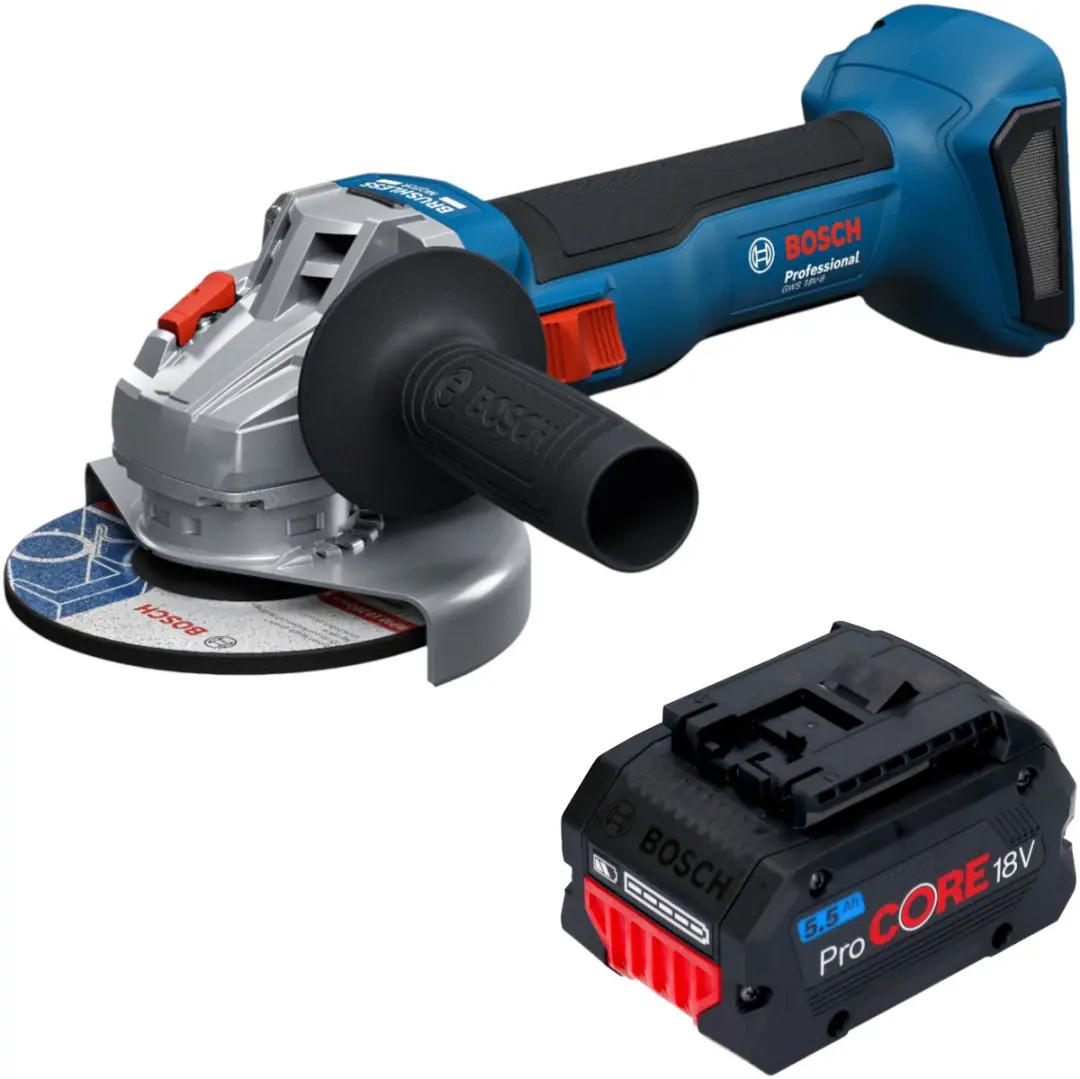 Bosch Professional GWS 18V-8 Accu-haakse slijper 125mm