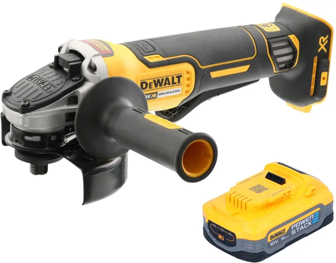 DeWalt DCG406N Accu Haakse Slijper 18V 125mm