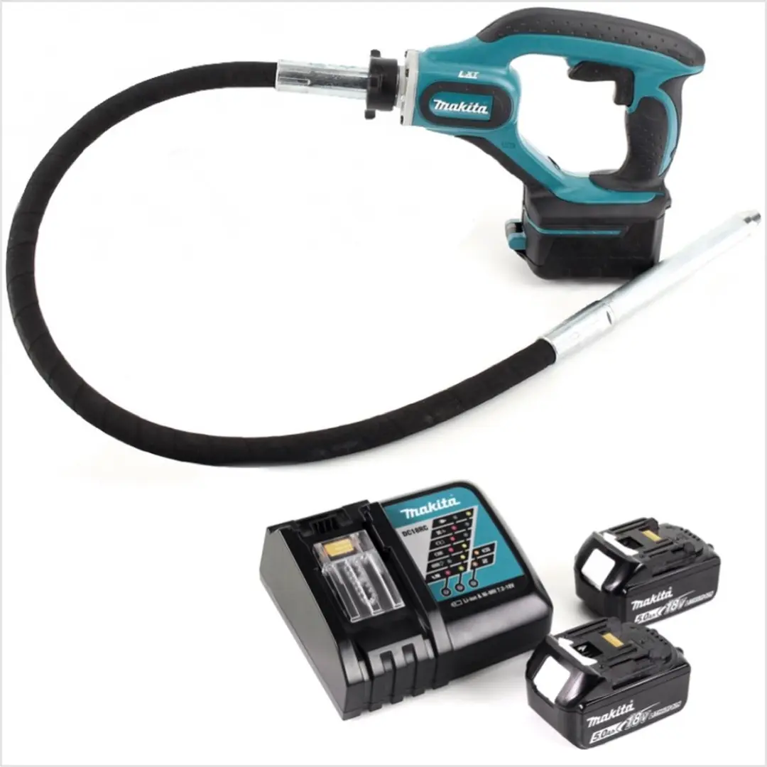Makita DVR450RT Betonverdichter 18V - 1200mm - 2x 5.0Ah + Lader