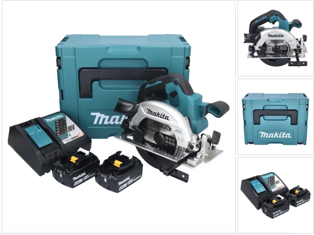Makita DHS661RGJ Accu-handcirkelzaag 18V 165mm