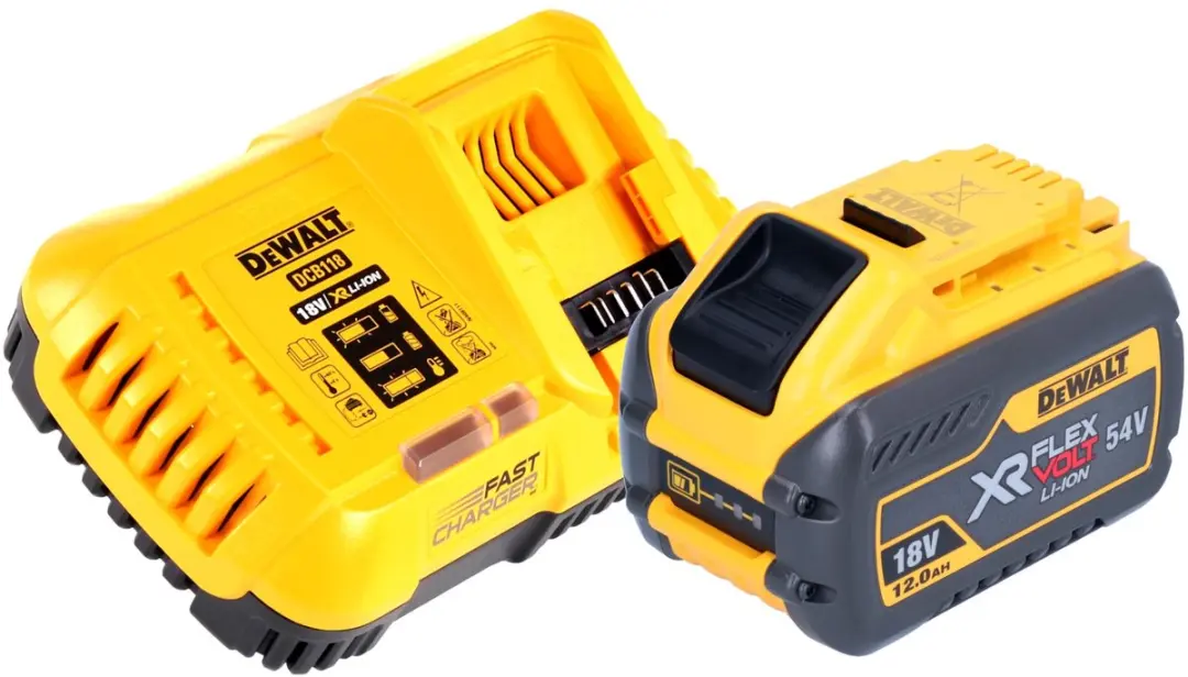 DeWalt DCMCS 575 Y1 Accukettingzaag 54V FlexVolt - 50cm Borstelloos - 12Ah + Oplader