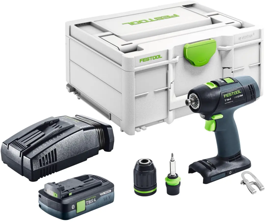 Festool T 18+3-Basic Accuboormachine 18V 50Nm
