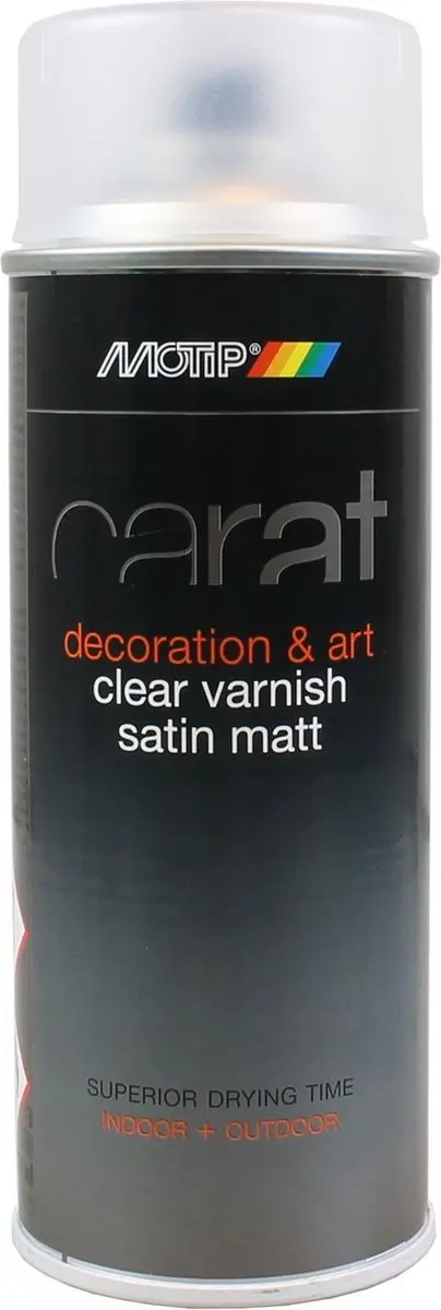 Motip Carat Deco Blanke Lak Spuitbus 400ml