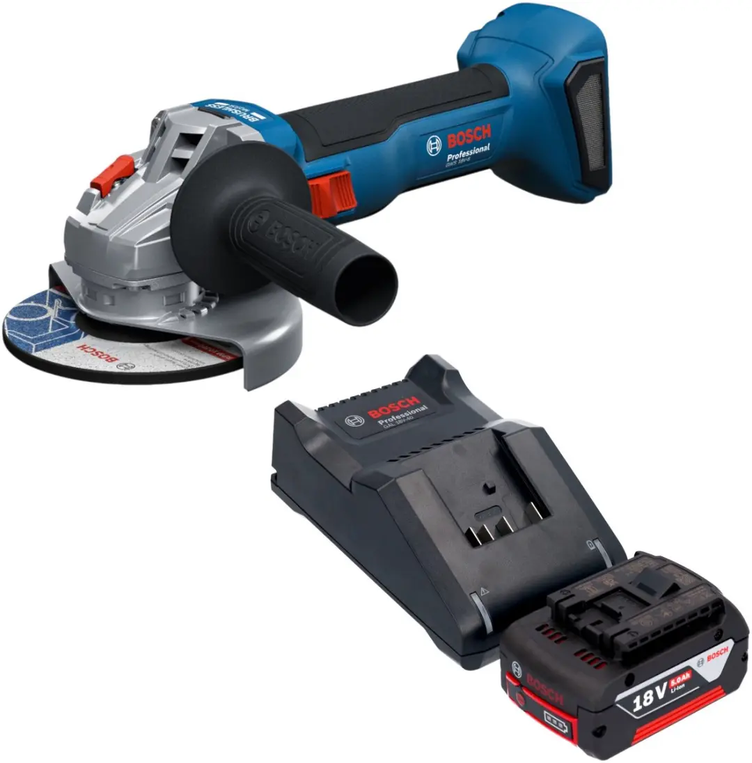 Bosch Professional GWS 18V-8 Accu-haakse slijper 125mm
