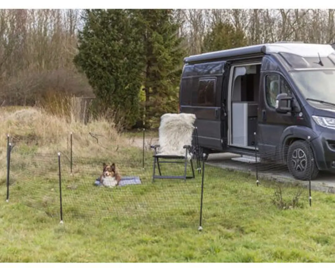 Trixie Mobiele Hondenomheining 15m - Zwart