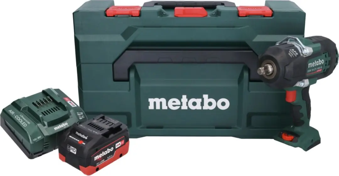 Metabo SSW 18 LTX 1450 BL Accuslagmoersleutel 18V 1450Nm - 5,5Ah Accu + Lader