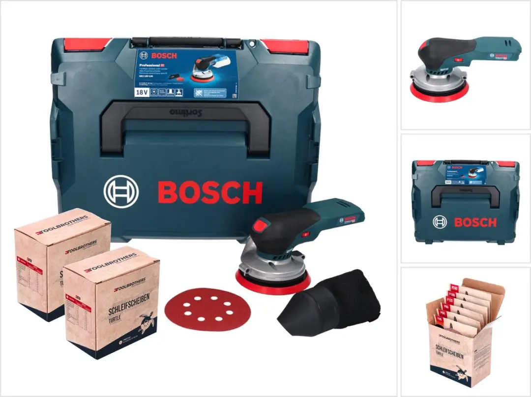 Bosch Professional GEX 18V-125 Accu-Excentrische Schuurmachine 125mm