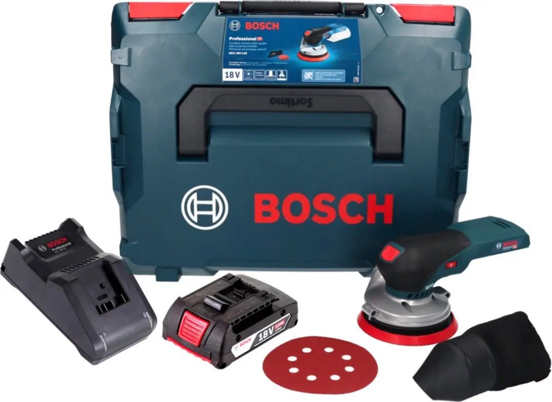 Bosch Professional GEX 18V-125 Accu-Excentrische Schuurmachine 125mm - Borstelloos