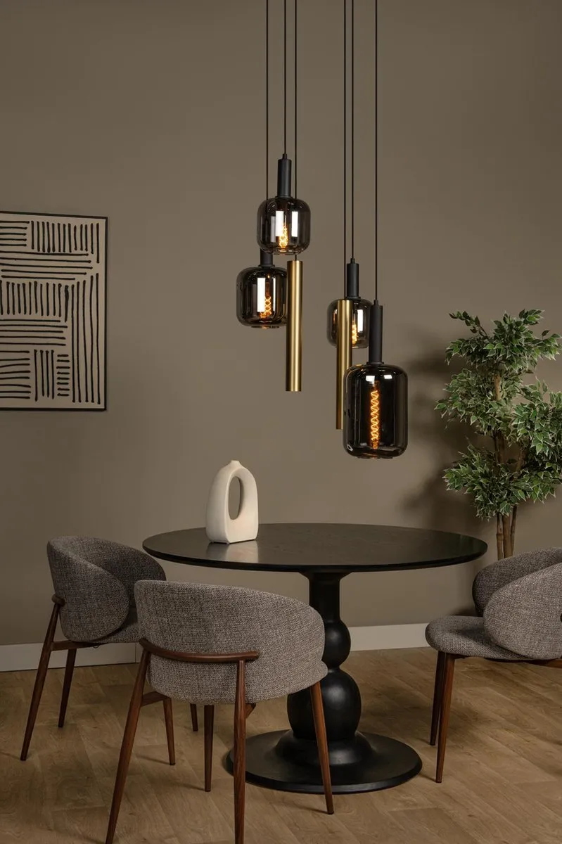 Lucide Joanet Hanglamp Ø65cm - 4xE27 Messing