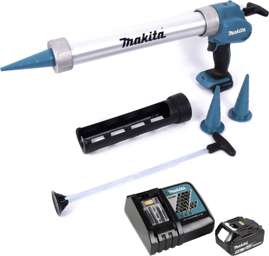 Makita DCG 180 RT1X Accupistool 18V - 600ml - 5 Tanden - 5.0Ah