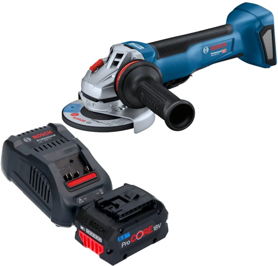 Bosch Professional GWS 18V-10 P Accu-haakse slijper 125mm