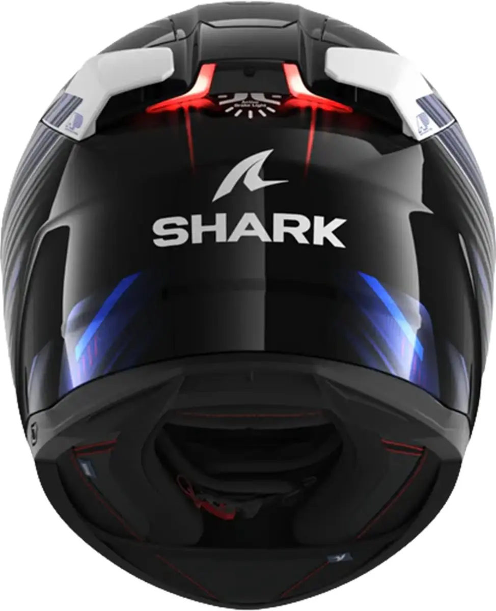 Shark Skwal i3 Light-Blur Helm - XL - Zwart/rood/blauw - afbeelding 6 van 6