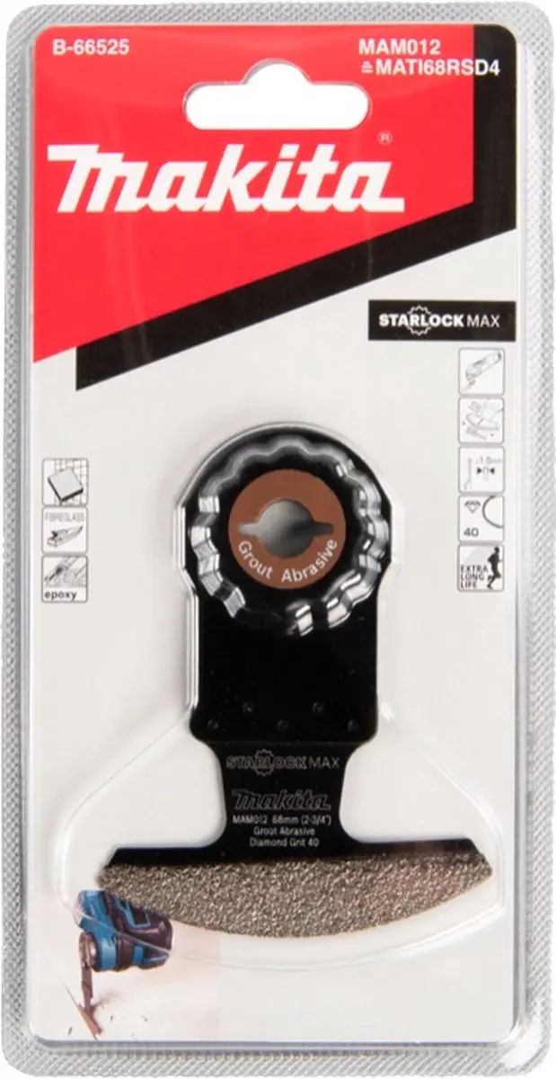 Makita MAM012 Diamant Segmentzaagblad Starlock Max 68x10mm - 2 Stuks