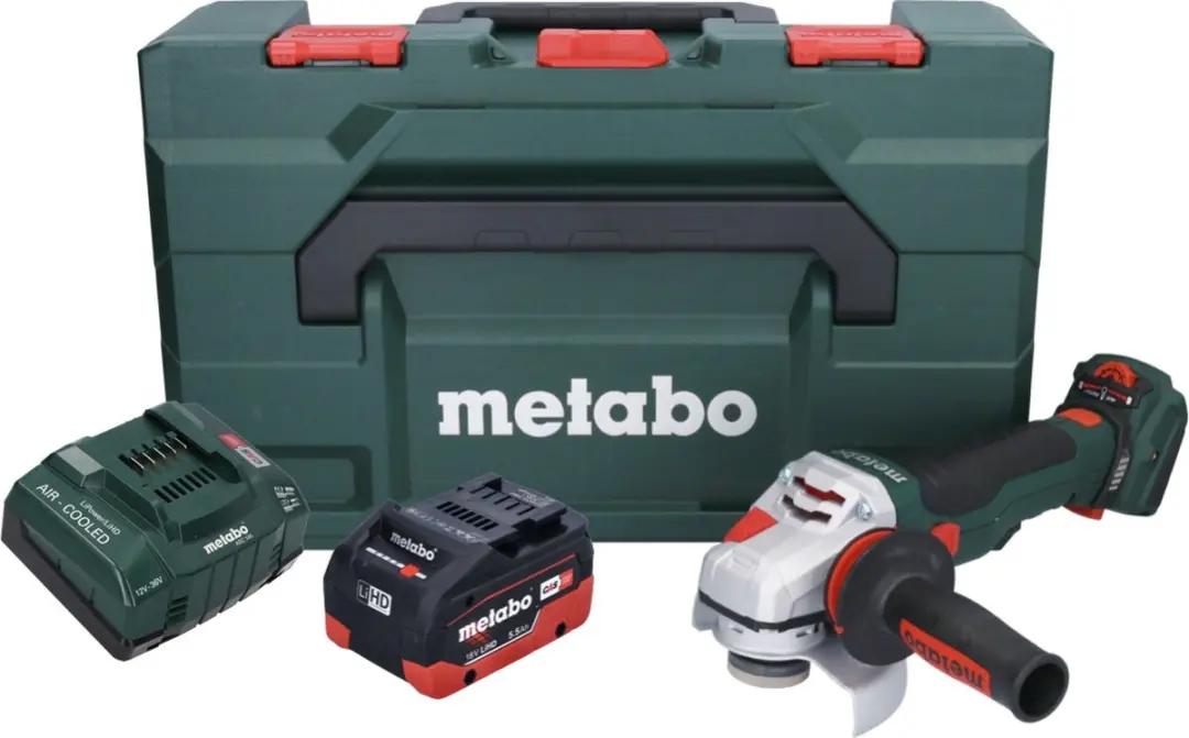 Metabo WVB 18 LTX BL 15-125 Accu Haakse Slijper - 125mm Borstelloos