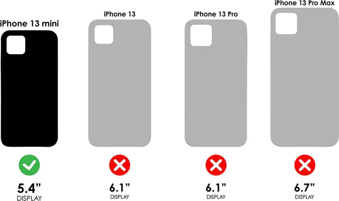 OtterBox Symmetry Case 77-84315 - iPhone 13 Mini - Transparant - afbeelding 2 van 6