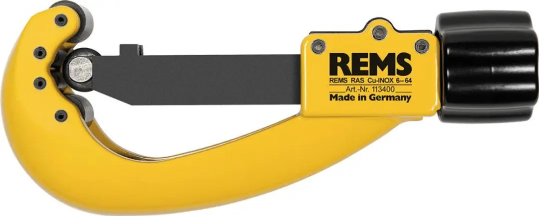 Rems Ras CU-Inox Pijpsnijder 113400 - 6-64mm - Geel/Zwart