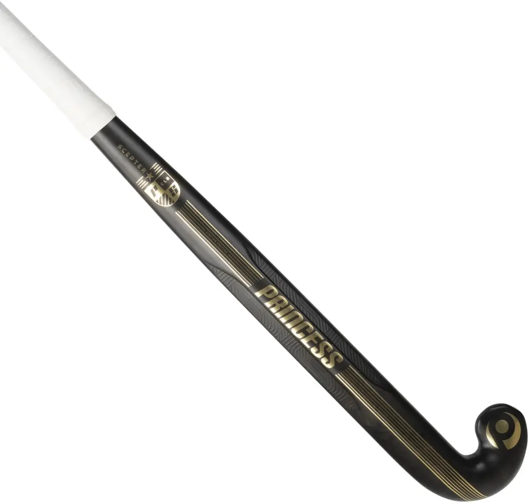 Princess Scepter ELB Senior Hockeystick - Zwart/Goud
