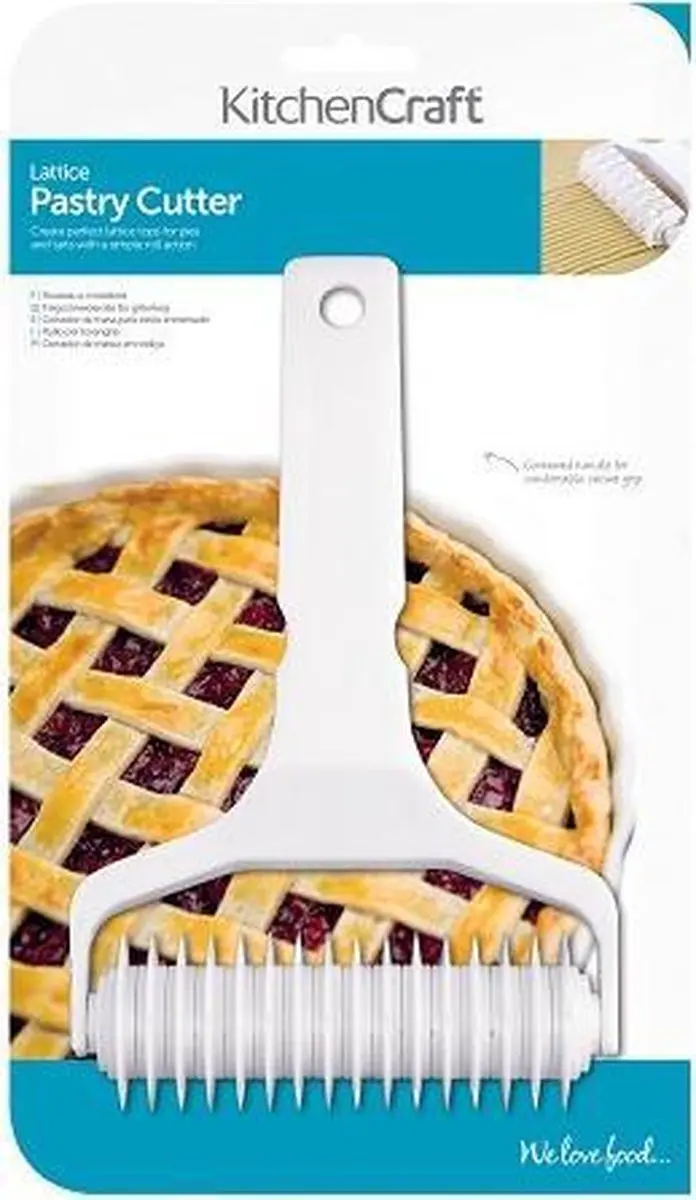 KitchenCraft Deegwiel 21x13cm - Wit