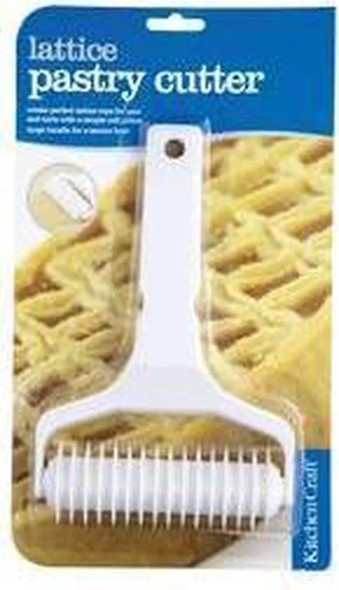KitchenCraft Deegwiel 21x13cm - Wit