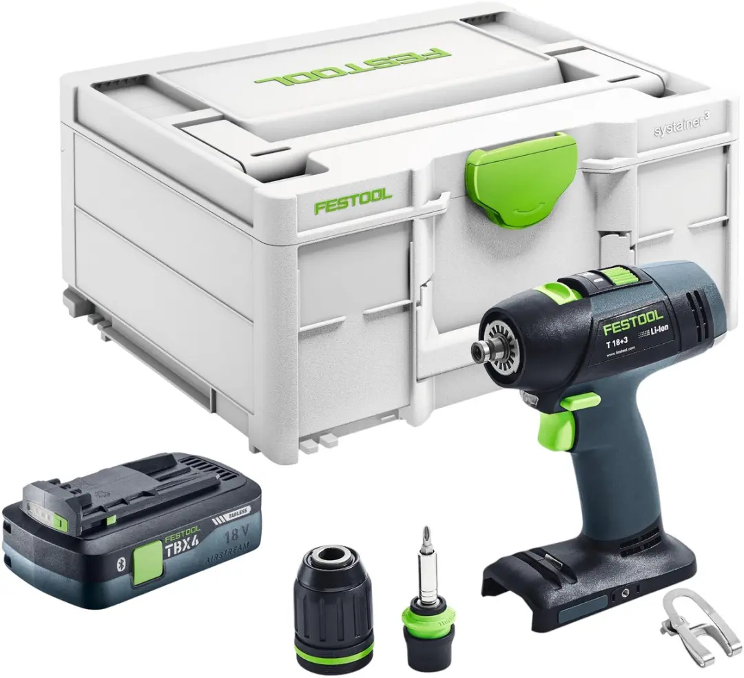 Festool T 18+3-Basic Accuboormachine 18V 50Nm