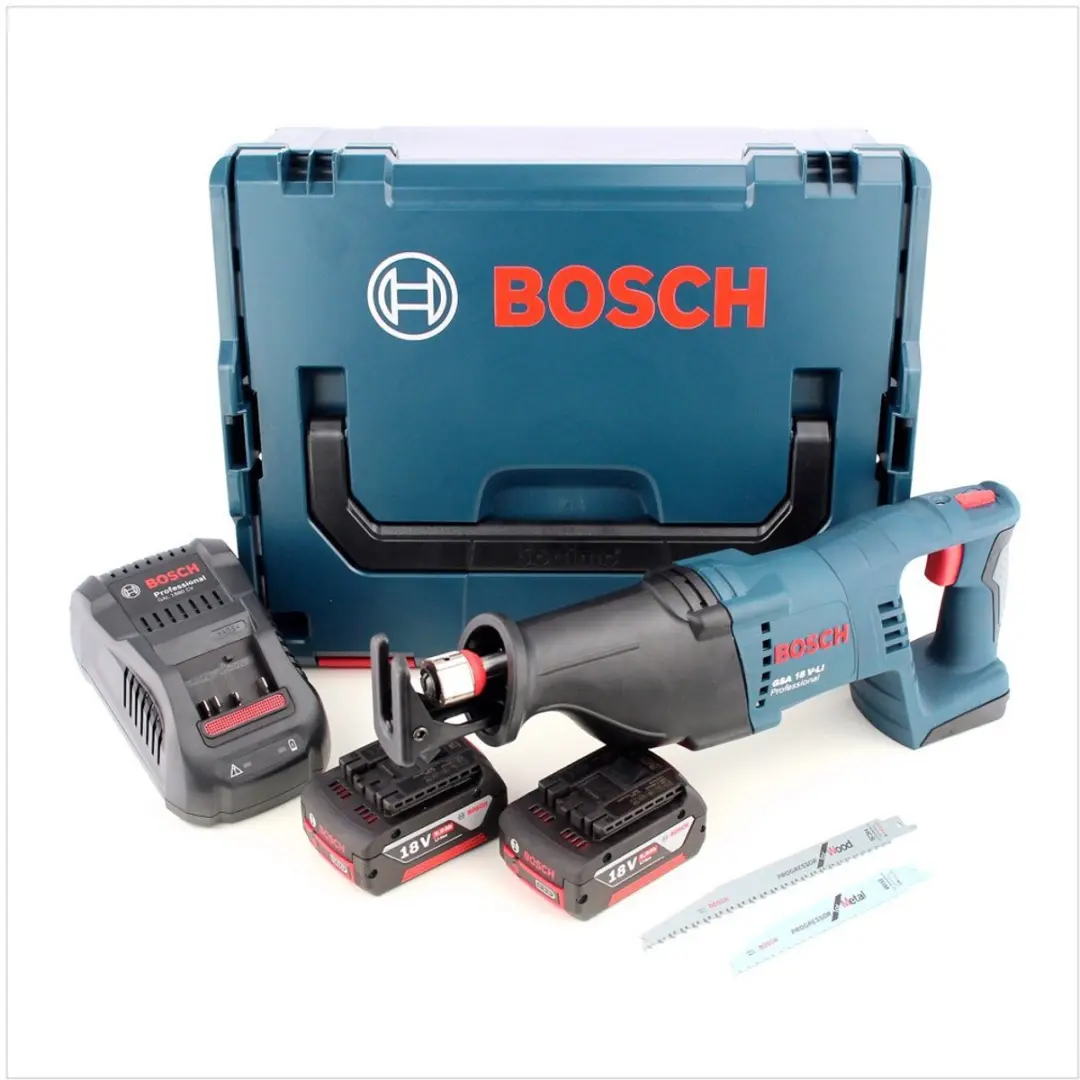 Bosch Professional GSA 18 V-LI Reciprozaag - 18V - 2x 5.0Ah accu - Oplader