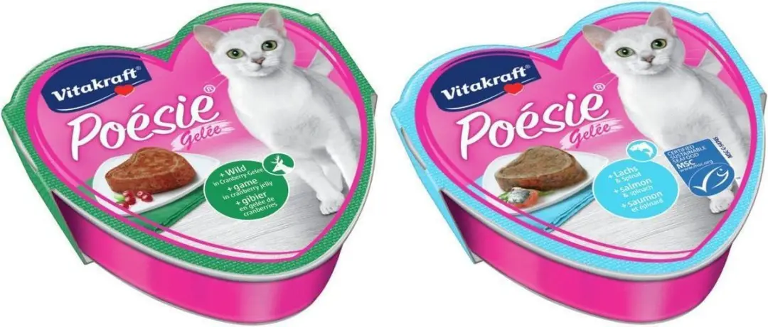 Vitakraft Poesie Gelei Multipack - 6x85g Zalm & Wild