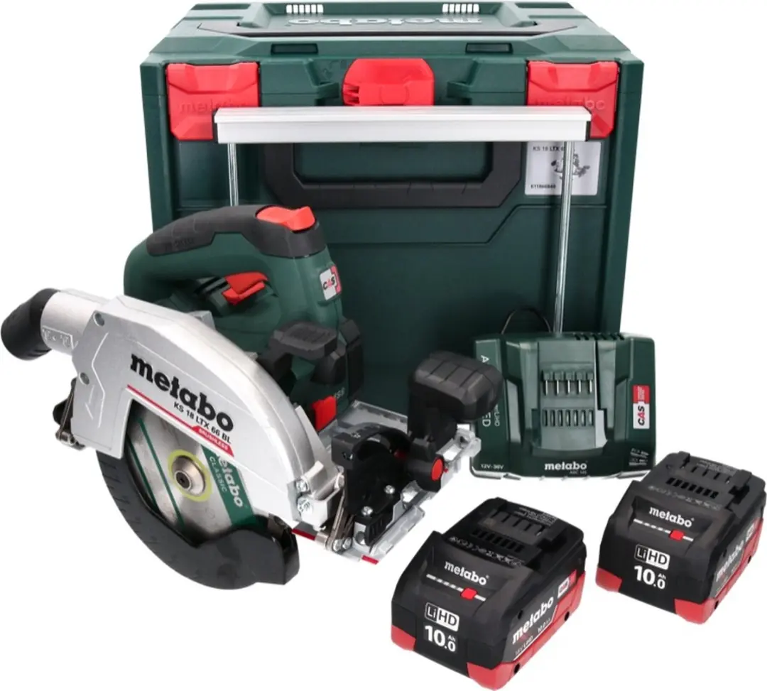 Metabo KS 18 LTX 66 BL Accucirkelzaag 165mm - 18V - 2x 10.0Ah
