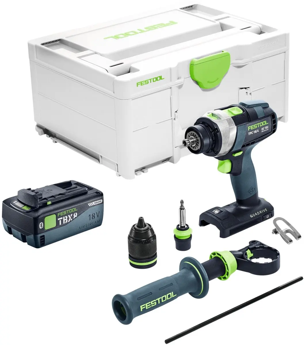 Festool TPC 18/4 I-Basic Accu Klopboormachine 75Nm