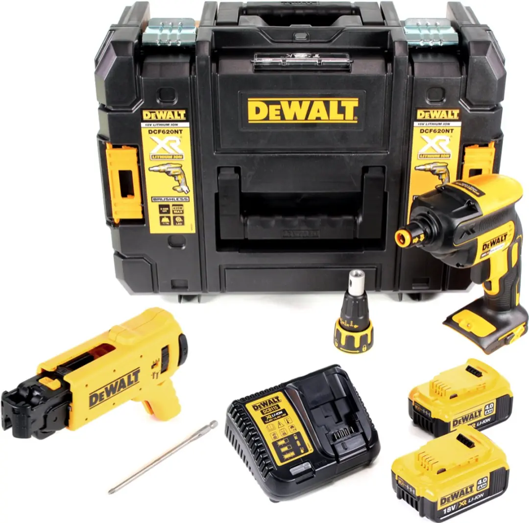 DeWalt DCF620M2K Accu-schroevendraaier 18V - 2x 4,0Ah + snellader