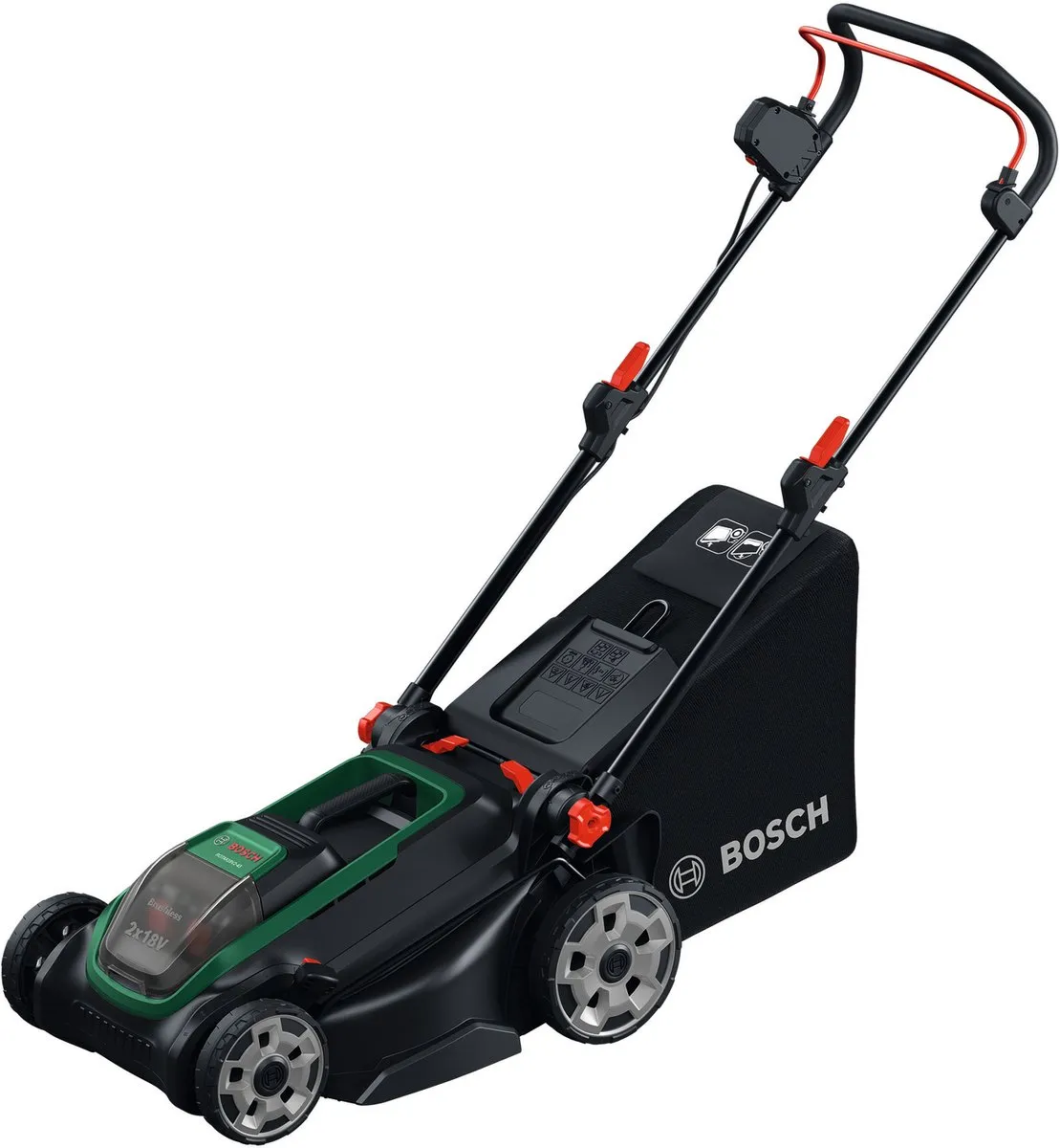 Bosch Rotak 18V2-43 Grasmaaier - 2x 4.0Ah accu's - 50L opvangbak - afbeelding 6 van 6