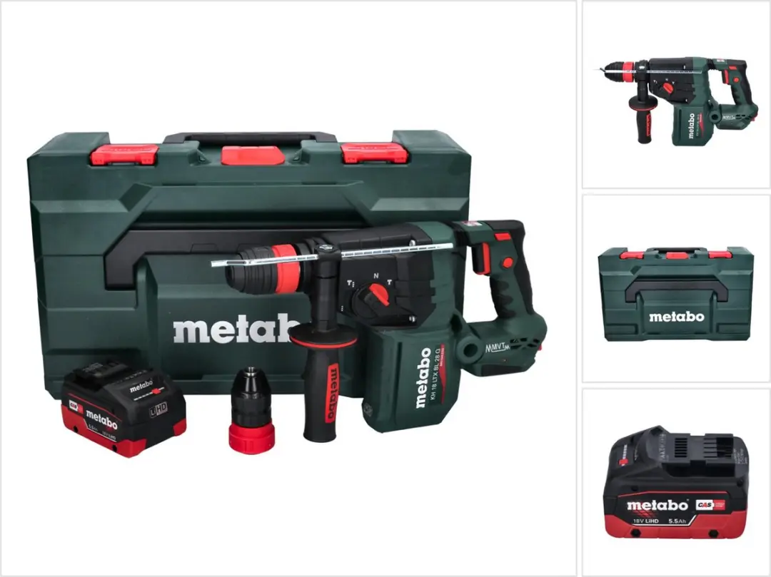 Metabo KH 18 LTX BL 28 Q Accu-boorhamer 18V