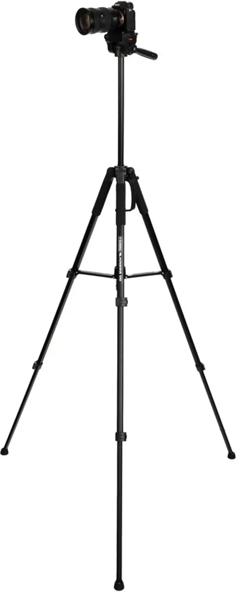 Caruba Blackstar 170 Aluminium Statief - 3 Secties - Zwart