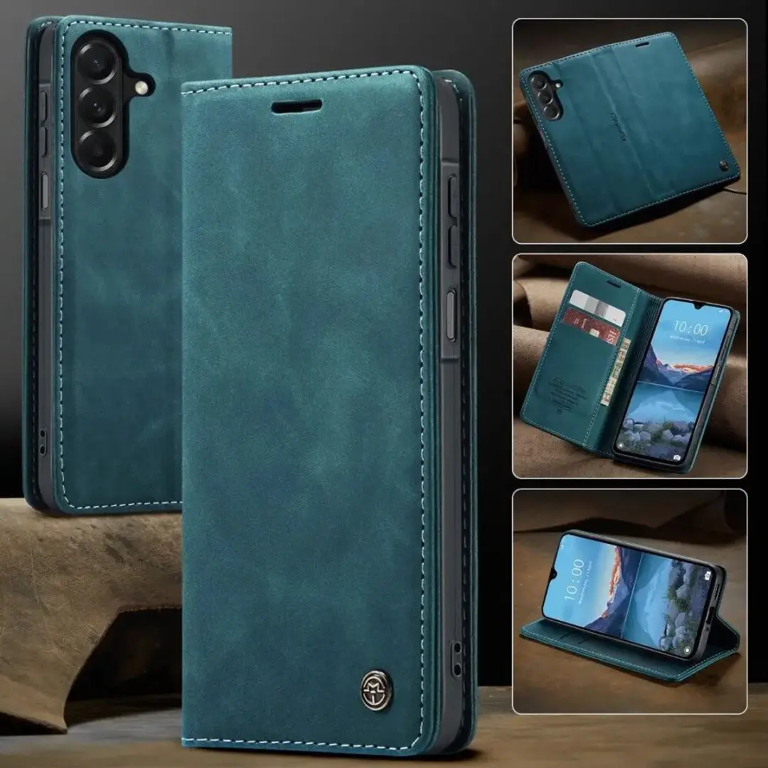 Caseme 013 Hoesje Samsung Galaxy A27 - Book Case Blauw