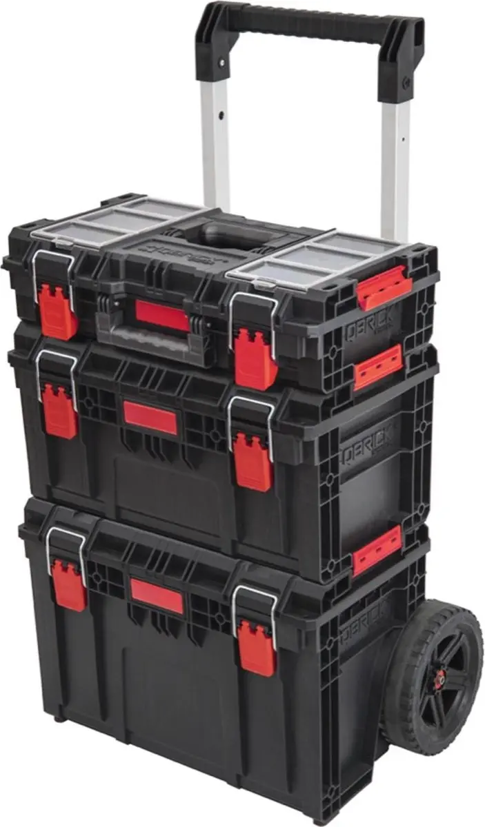 Toolbrothers RHINO XL ECO Werkplaatsset - Cart Plus Zwart/Rood