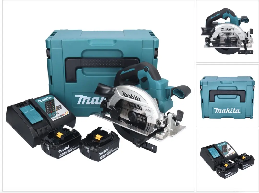 Makita DHS661RTJ Accu-handcirkelzaag 18V 165mm