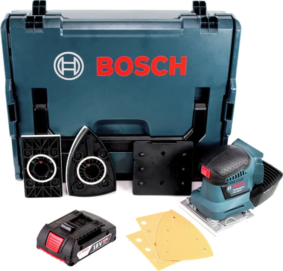 Bosch Professional GSS 18V-10 Accu-Excentrische Schuurmachine 18V - 2,0Ah - L-Boxx